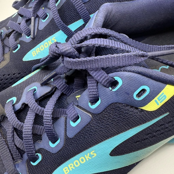 Brooks Ghost 15 Shoes Men's Size 11 Blue Sneakers Running Athletic Gym Jogging - Picture 8 of 16